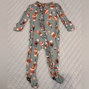 Posh Peanut Zippered Ruffle Footie